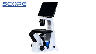 Digital Inverted Biological Microscope BDS300DV LCD Screen with Digital Camera [upl. by Mackoff440]