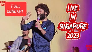 Arijit Singh – FULL CONCERT VIDEO Live in Indoor Stadium Singapore 2023 [upl. by Corenda]