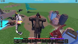 New Terrifying Kaiju   Roblox Kaiju Battlegrounds Update [upl. by Nnalatsyrc]