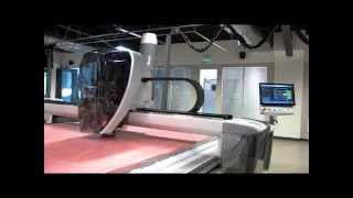 Lectra Fabric Cutting Machine See Vector® in action [upl. by Ynneh887]