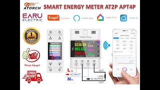 วิธีการใช้งาน Tuya Smart Energy Meter AT2P และ AT4P WIFI [upl. by Rehpretsirhc]