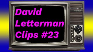 David Letterman Clips 23  video clips  reaction [upl. by Celik]