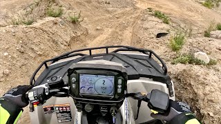 2023 Polaris Sportsman 570 ATV  POV OffRoad Review [upl. by Ahsener]