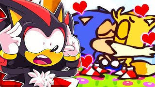 SONIC KISSES TAILS Shadow Reacts To Ultimate “Sonic The Hedgehog” Recap Cartoon [upl. by Meghann]