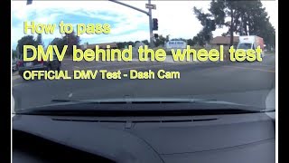 Actual DMV Behind the Wheel Test – NO STRESS  Pass the first time [upl. by Asle602]