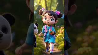 Exclusive First Look at little girl with a love for adventure with Twin Pandas Song animalfriends [upl. by Dougal]