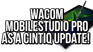 Using Wacom MobileStudio Pro as a Cintiq on a desktop  update youtubelive [upl. by Ermey]