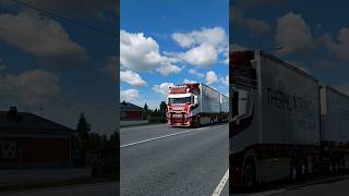 K SALONEN THERMO TRANSIT NIINIMAA🤩😍truckspotting hollandstyle v8 trucklife trucking [upl. by Weisler]