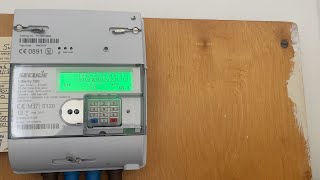 Secure Liberty 100 Electricity Meter  How to get a meter reading [upl. by Upshaw]