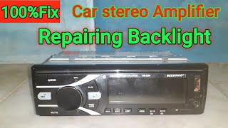 Reparing Car Amplifier Backlight Amplifier RepairBacklight GEESONIC [upl. by Aynodal115]