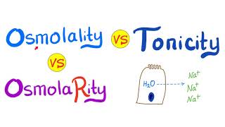 Osmolality Osmolarity and Tonicity  Physiology Biology and Chemistry [upl. by Millur123]