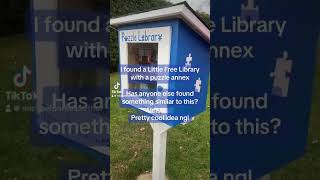 I Found a Puzzle Library Beside a Little Free Library [upl. by Hess]