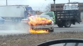 Car Fire in Bensenville IL 22113 [upl. by Negriv]