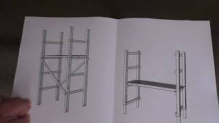 Making a Low Cost DIY Scaffold  Free Plans [upl. by Ardnuasal]