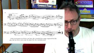 Bass Clarinet Orchestral Excerpt Khachaturian Piano Concerto [upl. by Arraes]