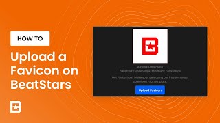 How To Upload A Favicon On BeatStars [upl. by Newnorb]