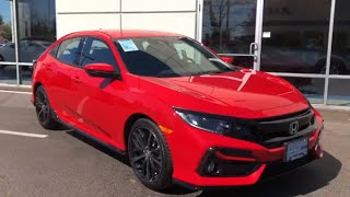 2020 Civic Hatch Sport Rallye RedBlack [upl. by Anehc]