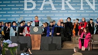 Barnard College Commencement 2012 Full Ceremony [upl. by Enyal]