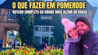 O QUE FAZER EM POMERODESC  Roteiro completo onde comer e onde se hospedar pomerode pomerodesc [upl. by Ecidnarb]