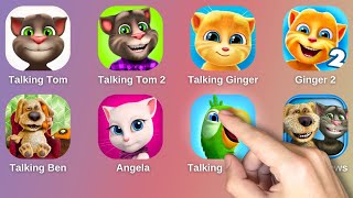 TALKING TOM 12 TALKING GINGER 12 TALKING BEN TALKING ANGELA TALKING PIERRE TALKING NEWS [upl. by Giguere]