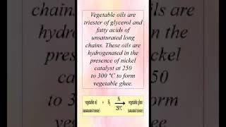 Hydrogenation of vegetable oil chemistry chemistryfacts biology science viralshorts ytshorts [upl. by Darius]