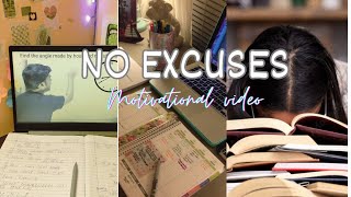 dont make excuses ll no excuses studymotivation [upl. by Egamlat]