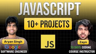 JavaScript 10 Projects in One Video  Hindi amp Urdu [upl. by Yleen]