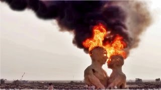 Watch 265k Burning Man 2014 Embrace Burn [upl. by Nosac]