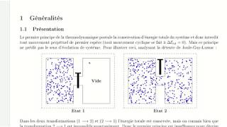 Chapitre 4  Deuxième principe de la thermodynamique [upl. by Sirc475]