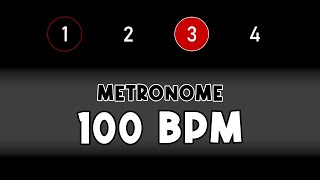 100 BPM beats per minute METRONOME [upl. by Aggy]