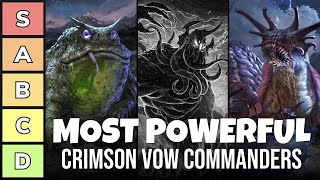 The Most Powerful Commanders of Innistrad Crimson Vow  Power Tier List  EDH  MTG [upl. by Enyad711]