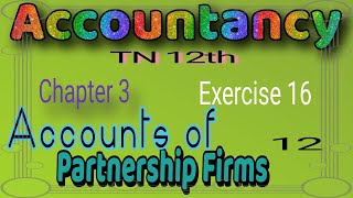 TN 12th accounts chapter 3  Exercise 16  average period method [upl. by Netti649]