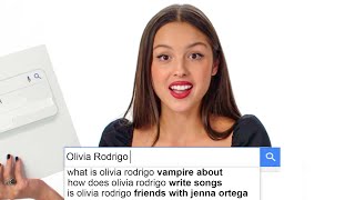 Olivia Rodrigo Answers The Webs Most Searched Questions  WIRED [upl. by Cliff]