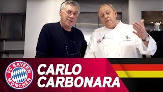 Carbonara à la Carlo Ancelotti  Schuhbeck kocht  FC Bayerntv live [upl. by Gunning442]