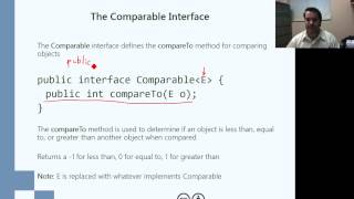 Implementing Interfaces in Java and the Comparable Interface [upl. by Rovit]