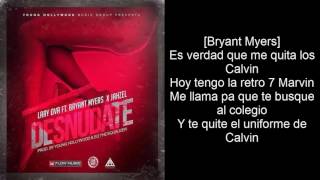 Desnudate  Lary Over Ft Bryant Myers Jahzel Letra [upl. by Aggi]