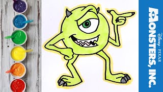 Monsters Inc  Easy Drawing amp Colouring  disneypixar disneypixarup monsters monstersinc [upl. by Yelik]