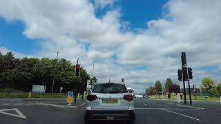 Driving On The A435 From Cheltenham To Bishops Cleeve Gloucestershire England 9th August 2023 [upl. by Sigmund822]