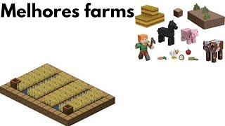 as melhores farms para iniciantes no minecraft bedrock 122 em 2025 [upl. by Adimra]