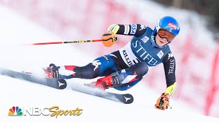 Mikaela Shiffrin shines in second Giant Slalom run at Killington World Cup  NBC Sports [upl. by Gromme]