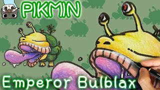 【PIKMIN】How to draw Emperor Bulblax  step by step [upl. by Airotahs471]