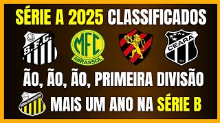 SÉRIE B  MIRASSOL SPORT E CEARÁ ESTÃO NA SÉRIE A [upl. by Adanama]