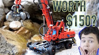 LEGO Technic Material Handler 42144 Build amp Review [upl. by Enilrae]