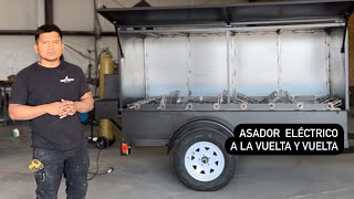 Asador Para pollos asados con MOTOR eléctrico [upl. by Nagem786]