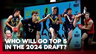 Tigers to take Dusty clone with pick 1 amp Crows set to shape draft with pick 4 I AFL Draft 2024 [upl. by Artsa]