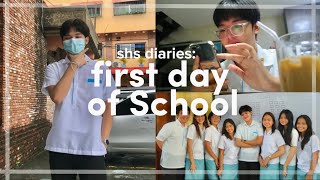 shs diaries first day of f2f classes 🫶  Dave Esguerra [upl. by Hentrich975]