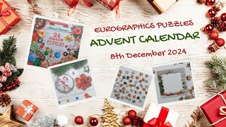 Jigsaw Puzzle Advent Calendar TimeLapse  Christmas Delights by Eurographics  Day 8 [upl. by Baerl923]