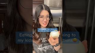 Eating onions and talking to my kids see their reactions 😝 funnyvideo comedy reaction humor [upl. by Tannenwald512]