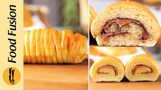 Tangzhong Milk Bread with Assorted Filling Recipe by Food Fusion [upl. by Staten]