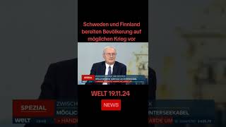 Schweden und Finnland Krieg bundestag nachrichten politik neuwahlen deutschland [upl. by Ahseenak]